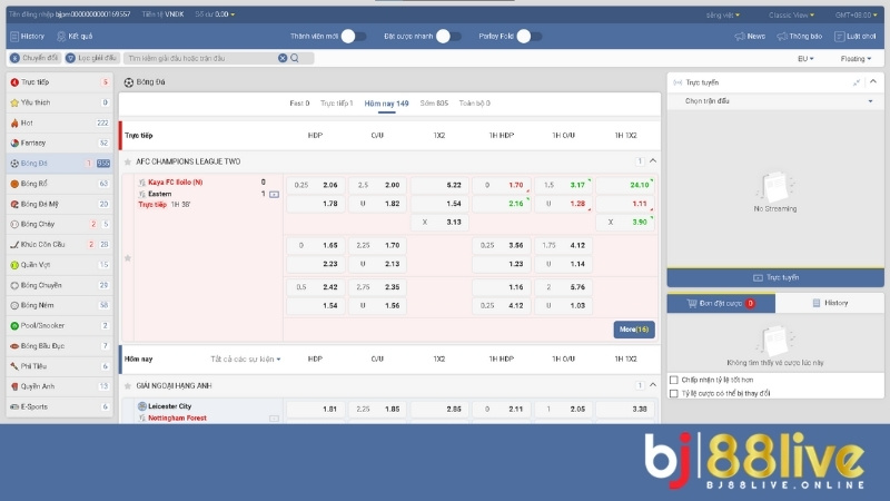 Đa Dạng Kèo Cược Hấp Dẫn Trong UG Sport Tại Bj88